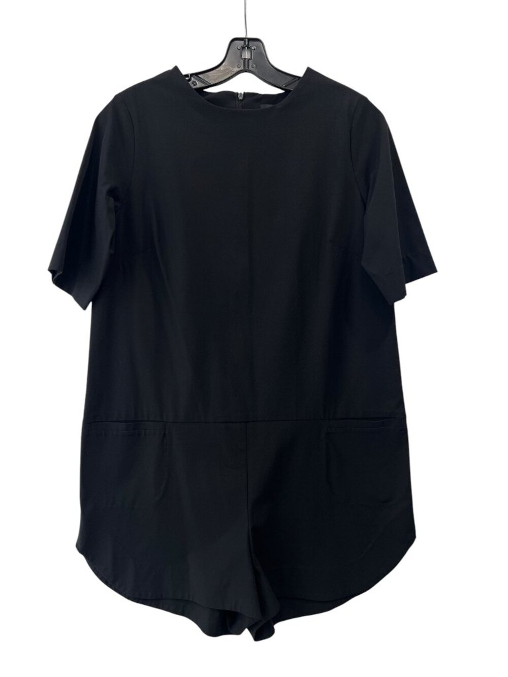 Ann Everett Black Short Oversized Jumpsuit One Size